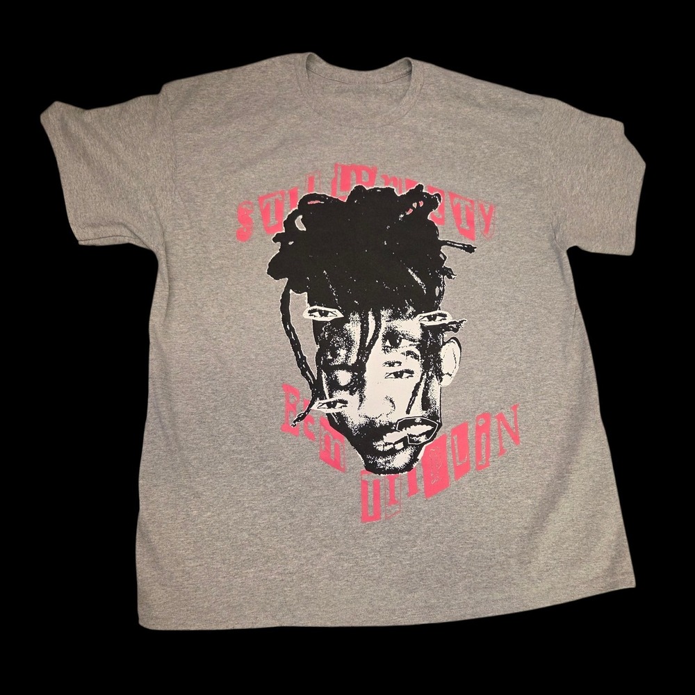 Eem Triplin Still Pretty Graphic Tee Hip Hop Gray & Pink T-Shirt